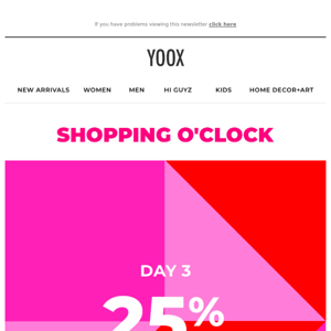 Time is running out: 25% OFF ends today