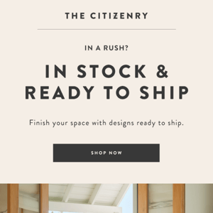 In a Rush? Shop In-Stock Designs