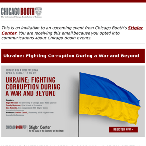 Ukraine: Fighting Corruption During a War and Beyond | April 5 | Webinar