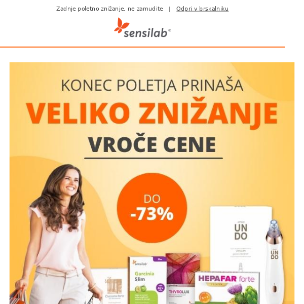 Veliko znižanje 📣 Izdelki že od 3,99 €