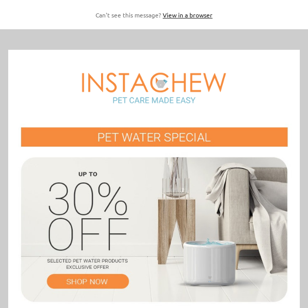 UP 30% OFF 🔥 |  Pet Water Fountains💧