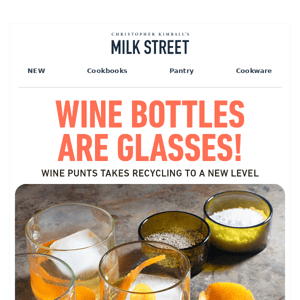 Wine Bottles Transformed Into Glassware!