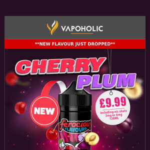 😍 NEW CHERRY PLUM FLAVOUR + DIY E-LIQUIDS!! 😍