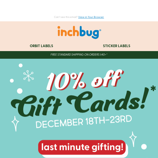 10% OFF GIFT CARDS🎉