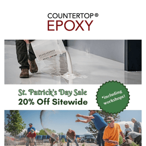 Countertop Epoxy 20% Off Epoxy Workshops