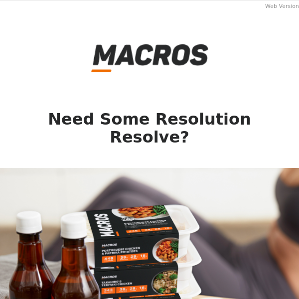 Stick To Your Resolutions With MACROS