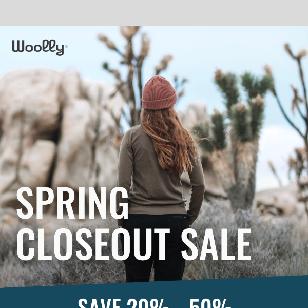 Spring Closeout Sale