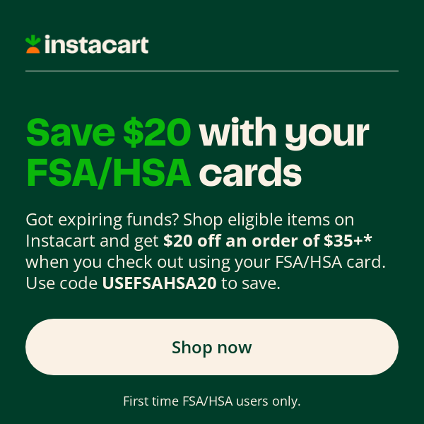 How I use my HSA while shopping on  to save money on