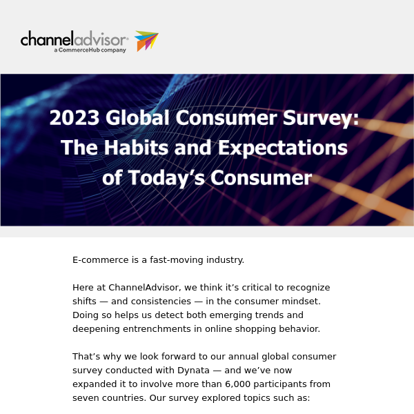 We asked. They answered. See the results of our survey of 6,000 global online shoppers.