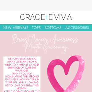 Shop with Grace+Emma!