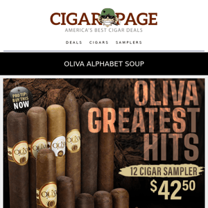 This won't last. Oliva masterpieces in one place