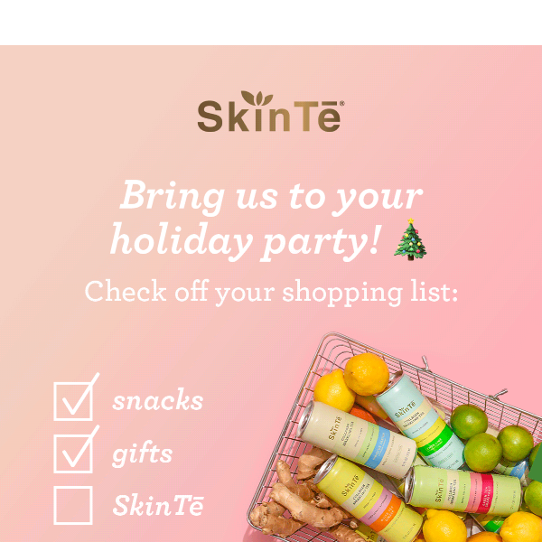 Last call! Get SkinTe in time for the holidays. 👉