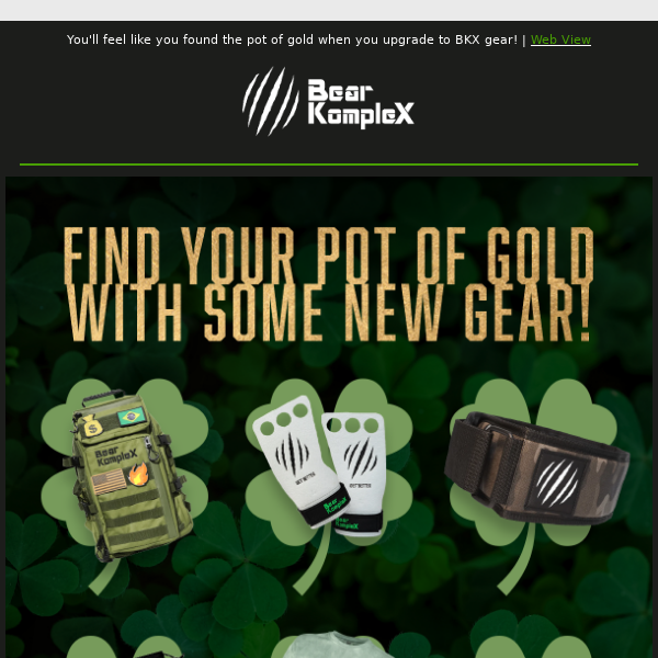 🍀 Get Lucky with Great Gear