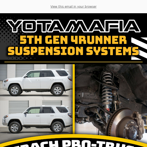 YM | Checkout These 5th Gen 4Runner Suspension Systems!