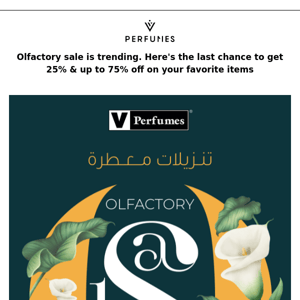 Last Day to enjoy Olfactory sale 😍🛍️🛍️