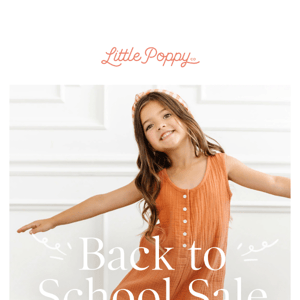 The Back to School Sale starts NOW! 🎉