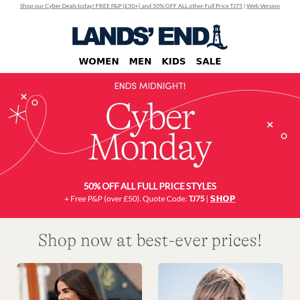 Cyber Monday: enjoy best-ever prices