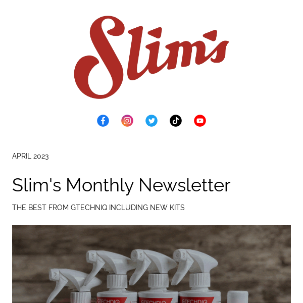 ⭐️ Slim's Detailing Newsletter