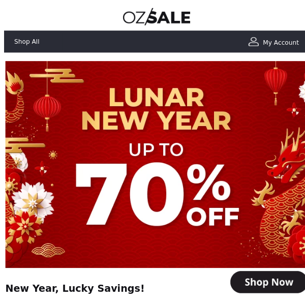 🐉Lunar NY SALE - Up To 70% Off