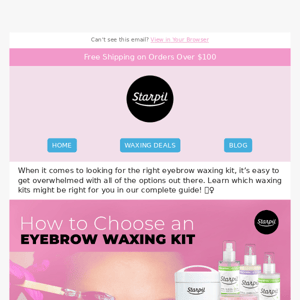 What’s the Best Eyebrow Waxing Kit for You? 👀