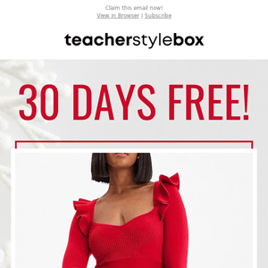 Teachers Get Free Clothes! 😍