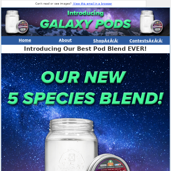 A Whole New Galaxy Awaits -  Our New 5 Species Blend of Copepods is Live Now!