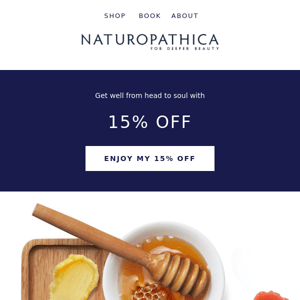 Refresh your routine with 15% Off