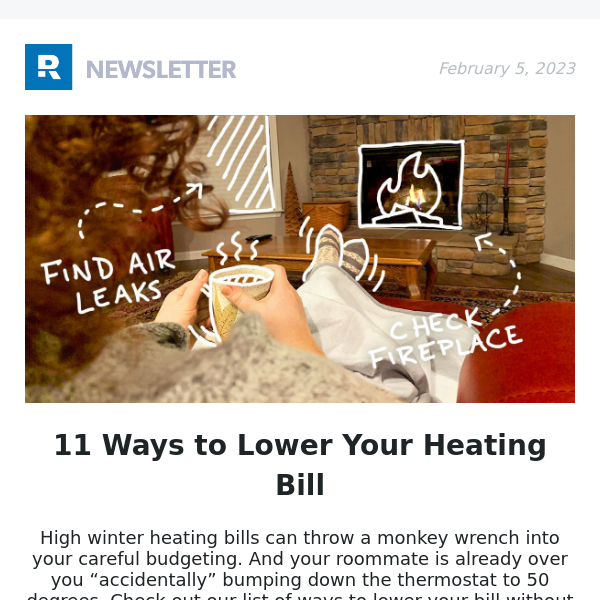 11 Ways to Lower Your Heating Bill