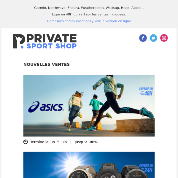 ★ Asics jusqu'à -90% : Chaussures de running, Textile multisports…