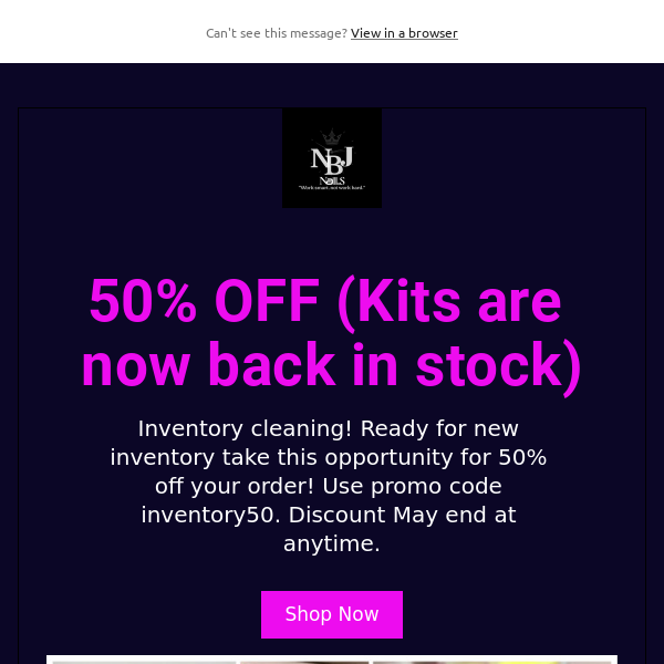 50% OFF  (Kits are now back in stock)