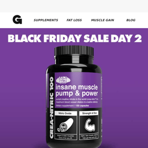 Black Friday Day 2 is LIVE!