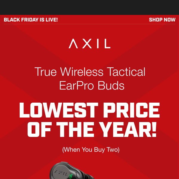 Best Price of the Year on XCOR Earbuds!