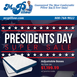 Presidents Day Weekend Mattress Sale!