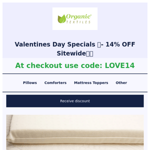 Save big on organic gifts for your sweetheart