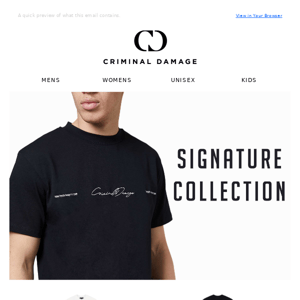 NEW ARRIVALS: Signature Collection