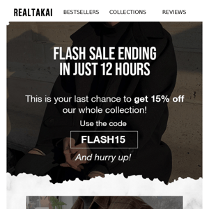 Flash sale ends TODAY