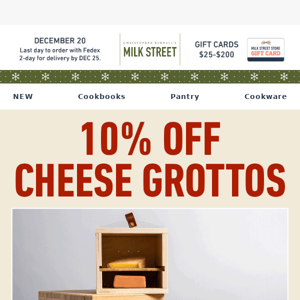 Flash Sale! 10% Off the Amazing Cheese Grotto