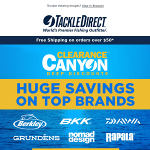 Clearance Canyon: Top Brands On Sale Today!