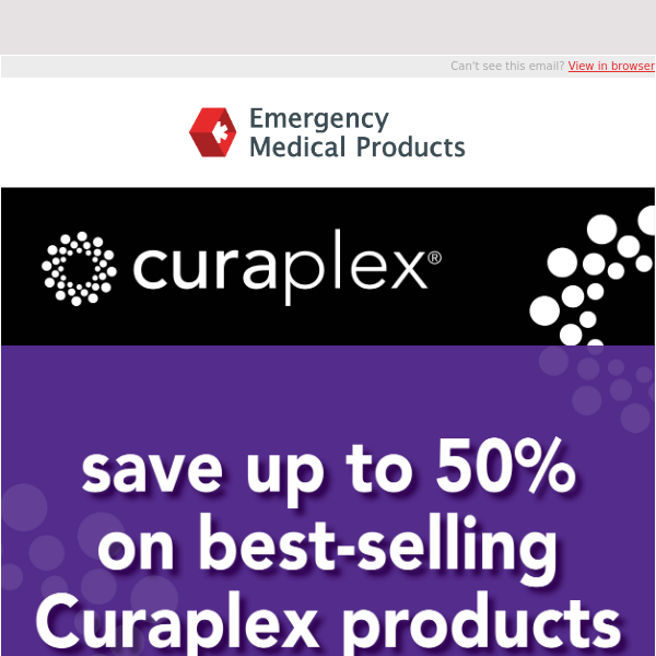 Stock Up and Save: Up to 50% Off Top Selling Curaplex Items!