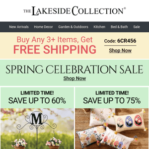 Spring Into Savings! Buy 3+ Items, Get FREE SHIPPING!😍