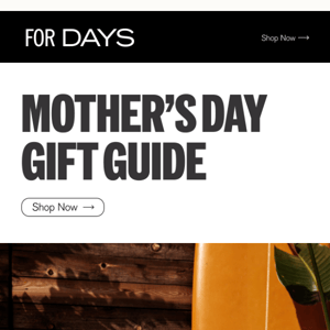 Mother’s Day is May 14th, get your gifts!