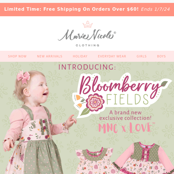 Introducing: Bloomberry Fields 🌸 An Exclusive MNC x LOVE™️ Collection