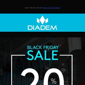 LAST CALL for Diadem's Cyber Monday Sale ⏳