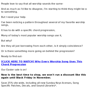 Why Every Worship Song Uses This Chord Progression