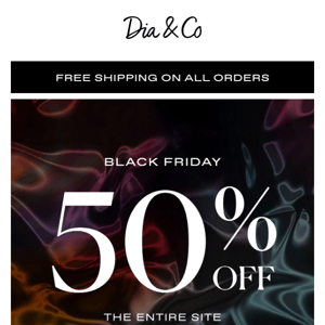 Black Friday: 50% Off Still ON!