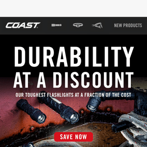 Over 60% Durability Savings Ends Soon