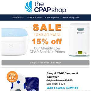 ⚡ CPAP Sanitizers Under $150 + Two Special ResMed Machine Offers—Limited Time Offer