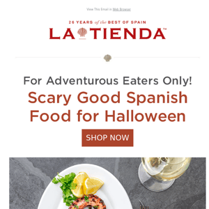 Scary Good Food from Spain for Halloween! For Adventurous Eaters Only