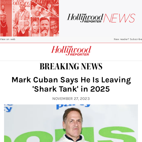 Mark Cuban Says He Is Leaving 'Shark Tank' in 2025