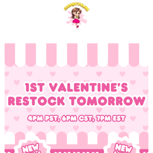 1st Valentine’s Restock ❤️